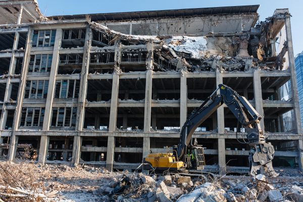 Commercial Building Demolition in Powhatan