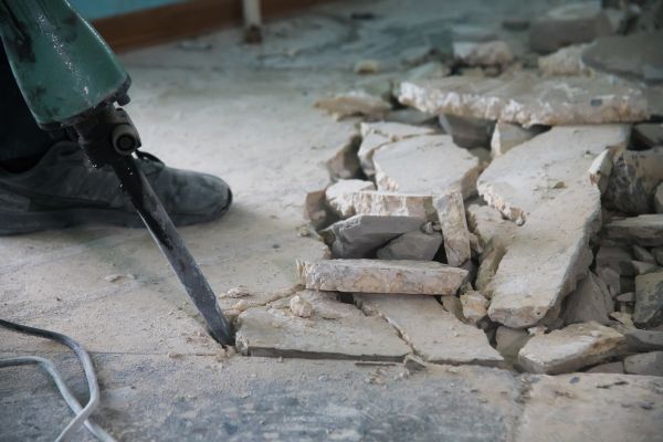 Concrete Porch Removal in Powhatan