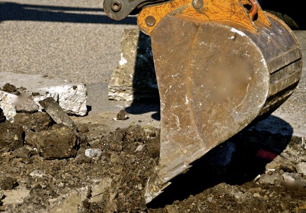 Cement Pad Demolition in Powhatan