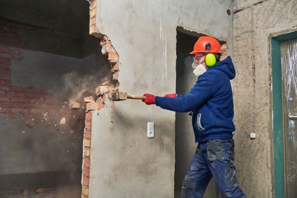 Concrete Wall Demolition in Powhatan