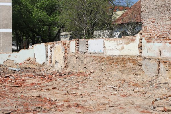 Brick Wall Demolition in Powhatan